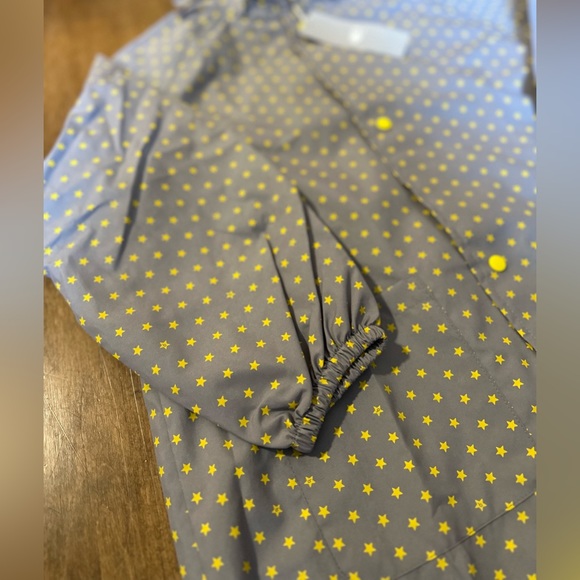 Komodo Beans Rain Jacket grey with yellow stars - Picture 7 of 15